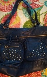 Bright blue over the shoulder bag